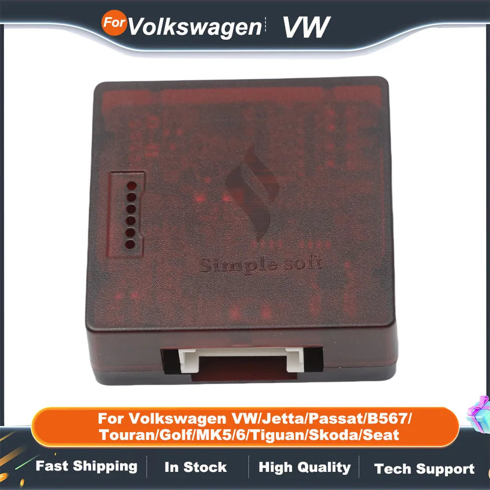Canbus box RP5-VW-001/ VW-RZ-58 16 Pin Adaptor For Volkswagen VW/Jetta/Passat/B567/Touran/Golf/MK5/6/Tiguan/Skoda/Seat