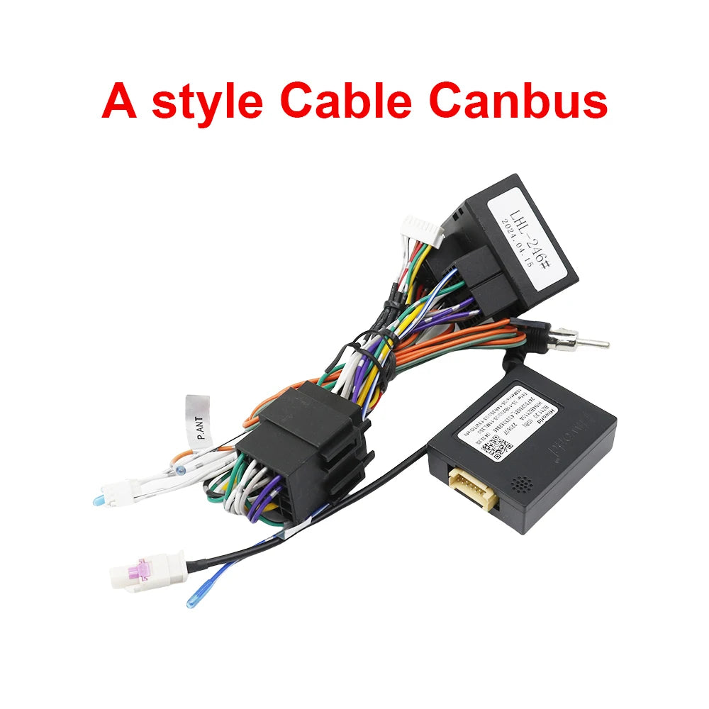 For Mercedes Benz B200/C-Class/E-Class/ML/S300/Vito/Viano/R-Class Car Android 16PIN Power Wiring Harness Cable With Canbus