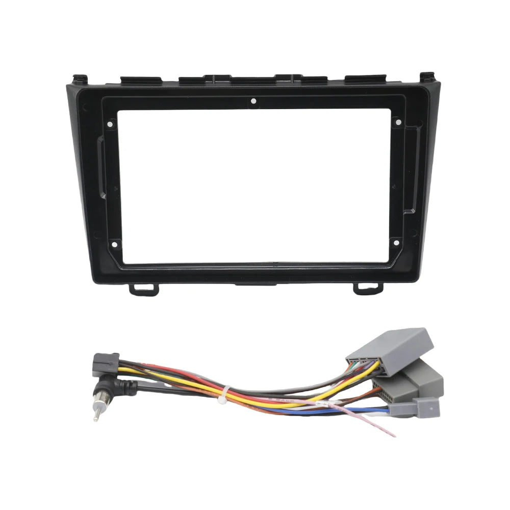 9 Inch Car Fascia Frame Adapter Canbus Box Decoder For Honda CRV CR-V 2007-2011 Android Radio Dash Fitting Panel Kit