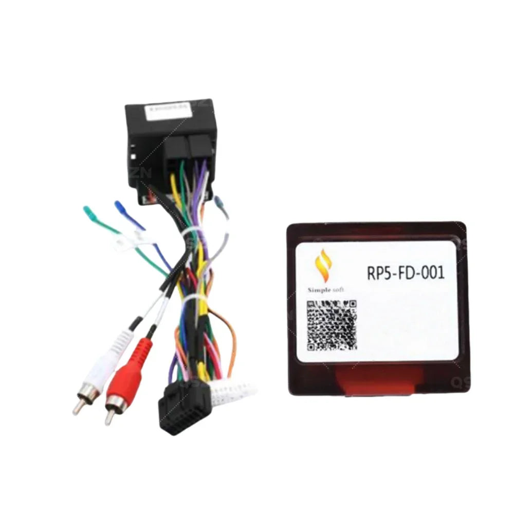 For FORD Mondeo2007-2010/FORD S-MAX 2001-2008 DVD 2 Din GPS Car Radio Stereo Canbus Box RP5-FD-001 With Harness Wiring Cables