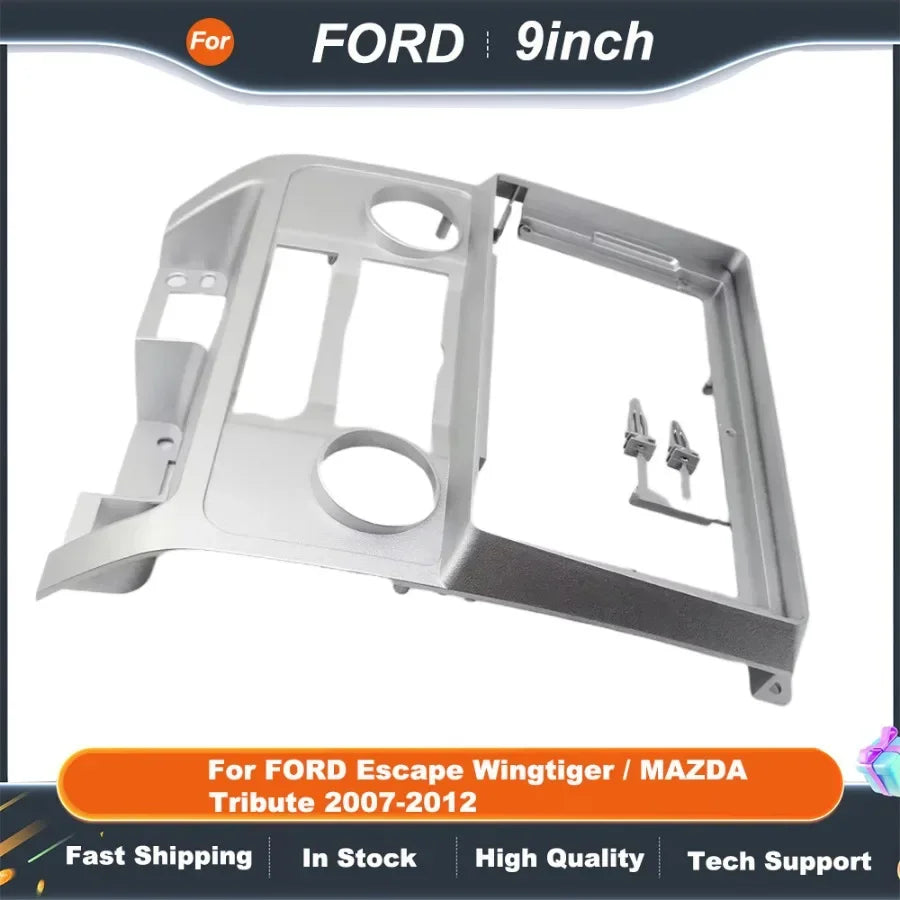 9 Inch 2DIN Car Radio Fascia Adapter for FORD Escape Wingtiger/MAZDA Tribute 2007-2012 Dash Mounting Kit