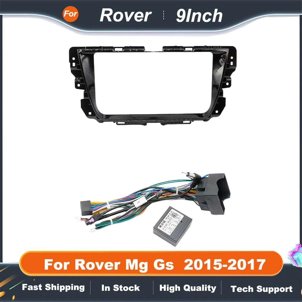 9 Inch Car Frame Fascia Adapter For Rover Mg Gs  2015-2017 Canbus Box Decoder Android Radio Audio Dash Fitting Panel Kit