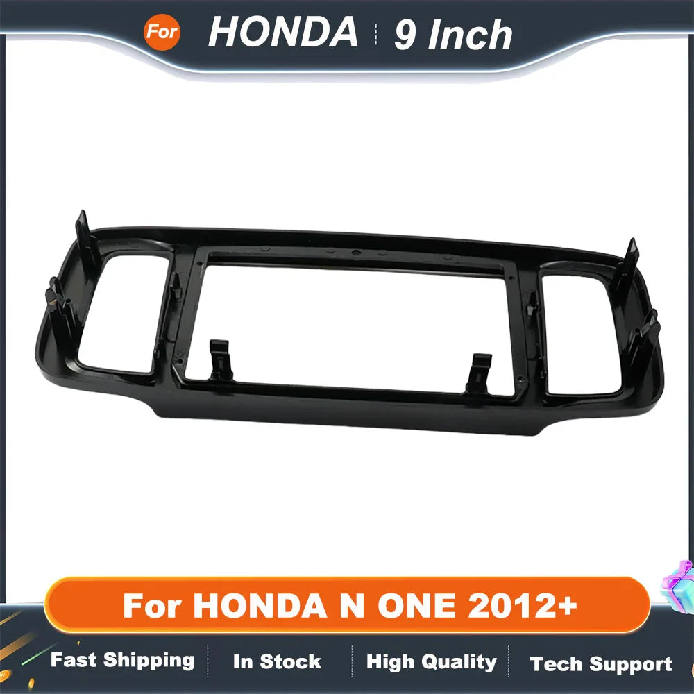 9 Inch Car Radio Stereo  Frame For HONDA N ONE 2012+GPS MP5 Android Player 2 Din Fascias Panel DashBoard Cover