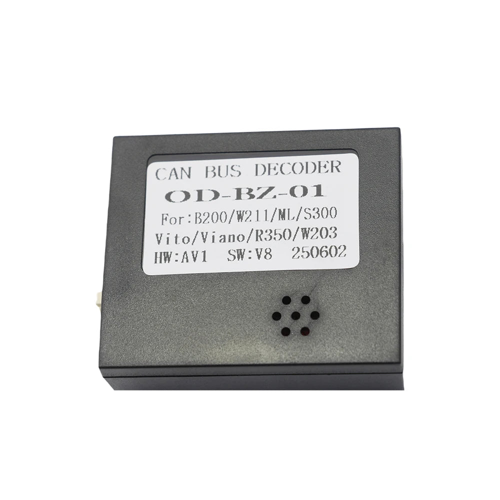 Quadlock 16 Pin Wiring Harness Adapter CANBUS Decoder for Mercedes Benz E Class W211 Connector Car Android Head Unit Wire Cable