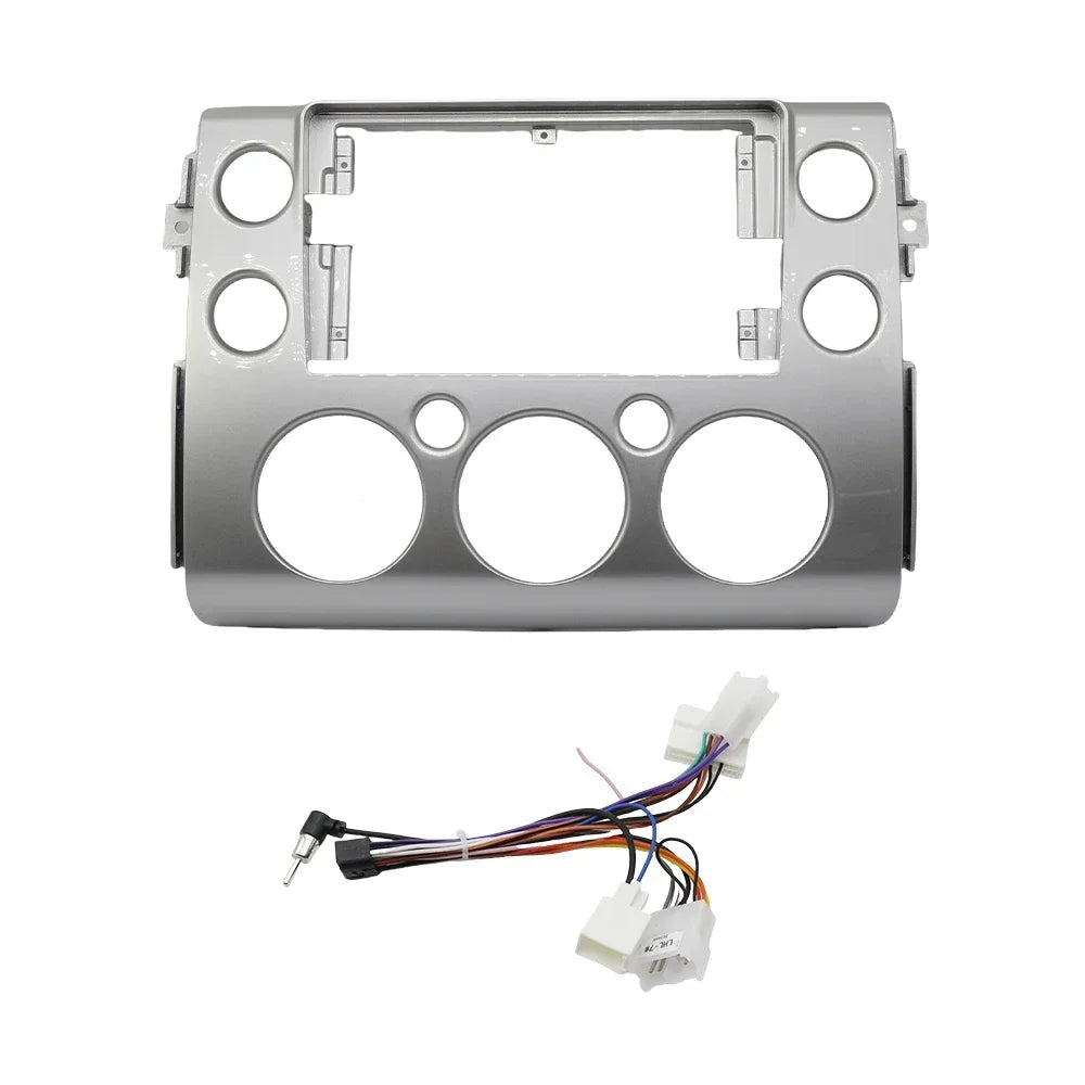For Toyota FJ Cruiser 2007-2013 9 Inch Radio Car Android MP5 Player Casing Frame 2 Din Head Unit Fascia Stereo Dash Cover Trim