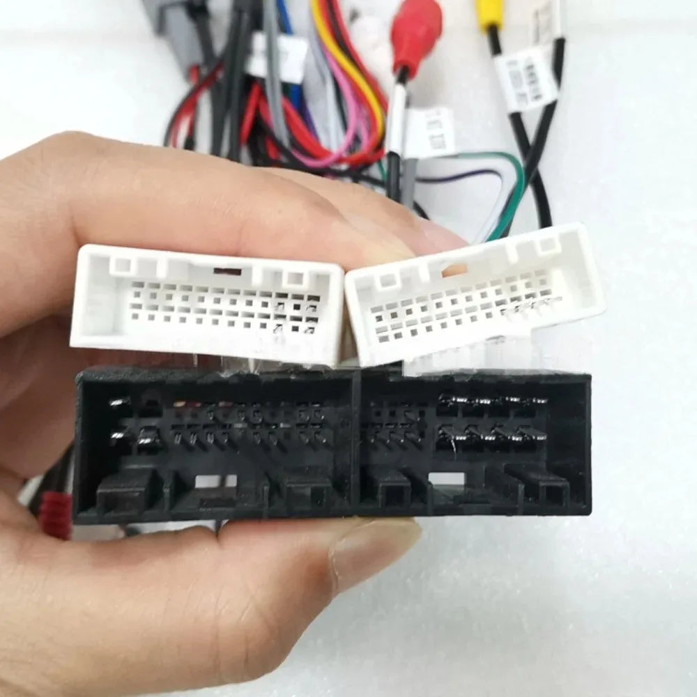 Android Car Radio Canbus Decoder HY-SS-04 Wiring Harness Adapter Power Cable For HYUNDAI VELOSTER 2 Din GPS Receiver MP5 Video