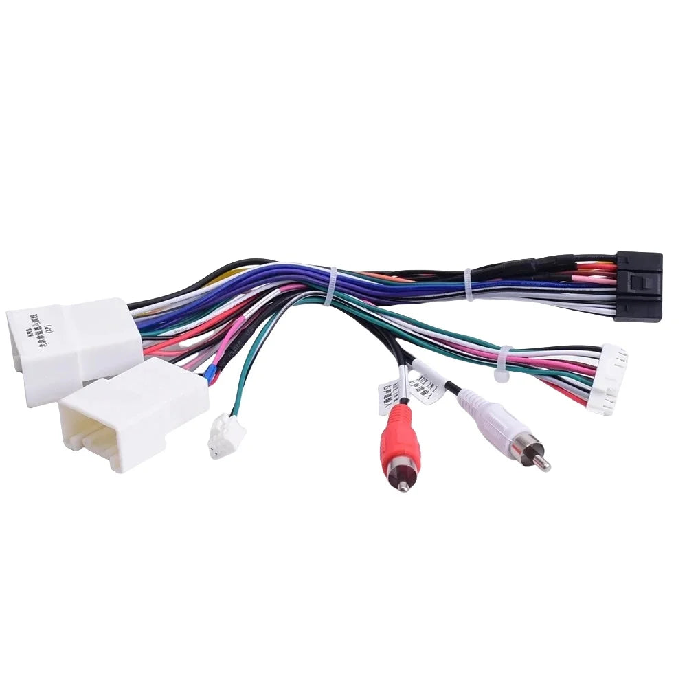 Car 16 Pin Radio Wiring Harness Canbus Box For Mitsubishi Outlander Pajero (2006-2013) Stereo Wire Aftermarket Android adapter