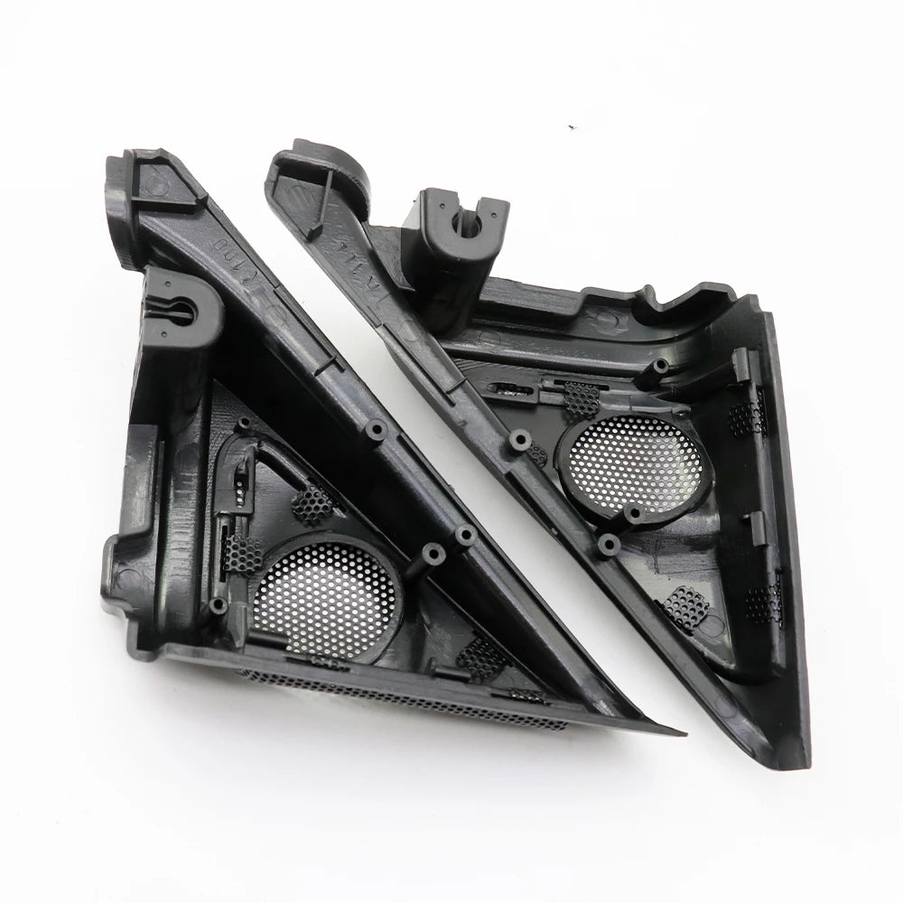 2pcs Car Door Panel Audio Horn Speaker Tweeter Triangle Cover Case Loudspeaker Trim for Honda Accord 2018-2020