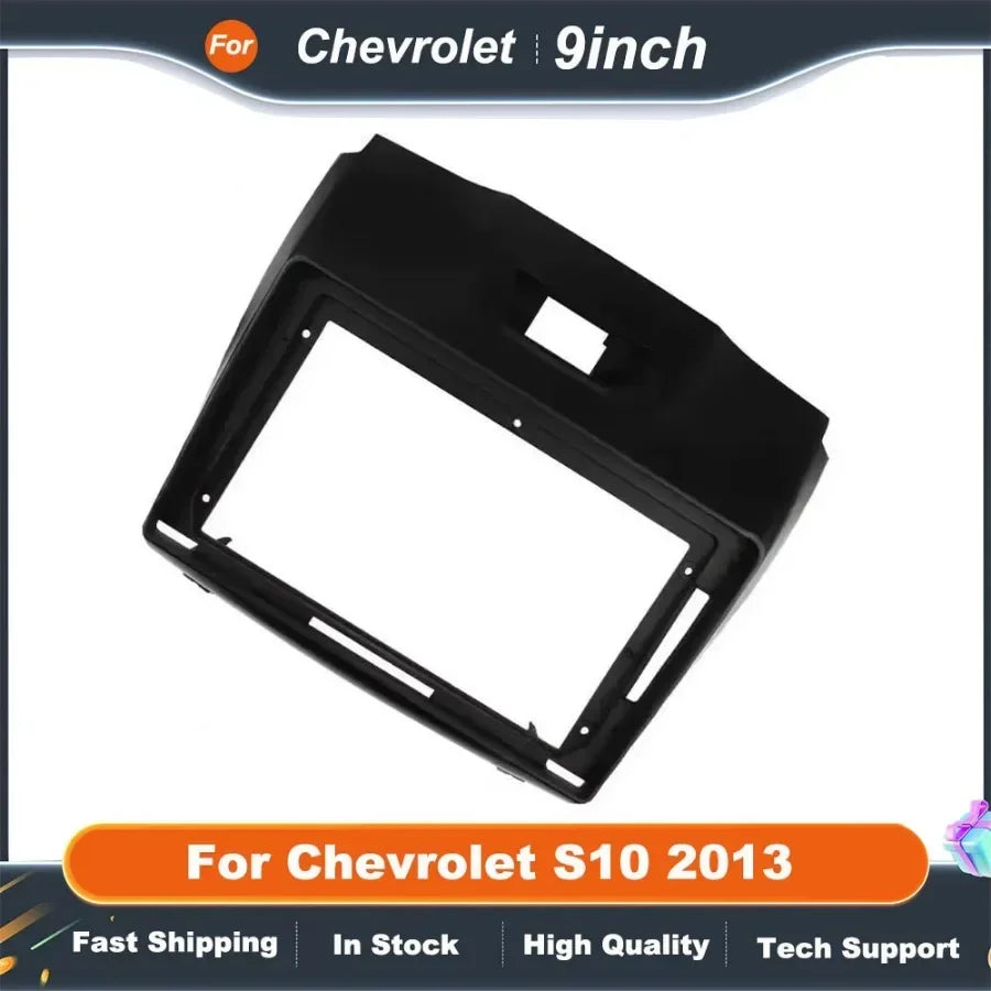 9 Inch Car Radio Frame for CHEVROLET S10 2013 Auto Radio Fascia Frame Car Dashboard Accessories