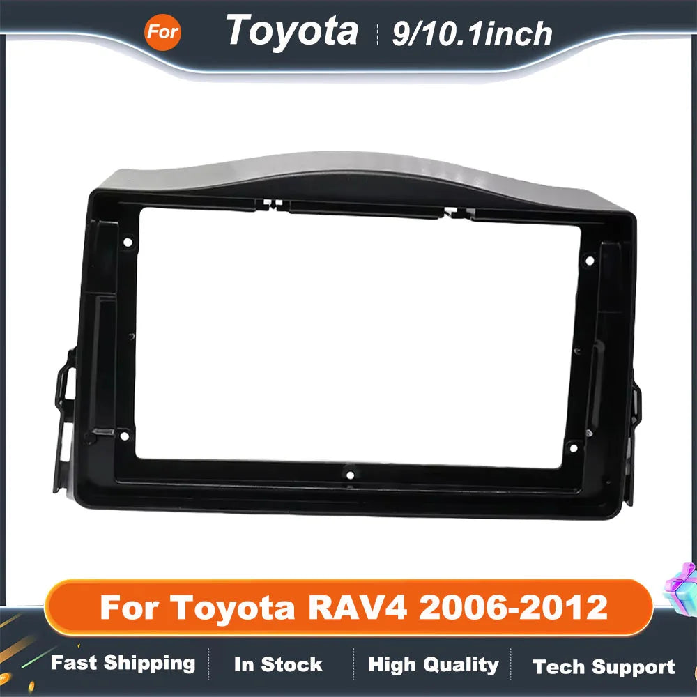 9/10.1 Inch Double Din Car Stereo Fascia for Toyota RAV4 2006-2012 DVD System