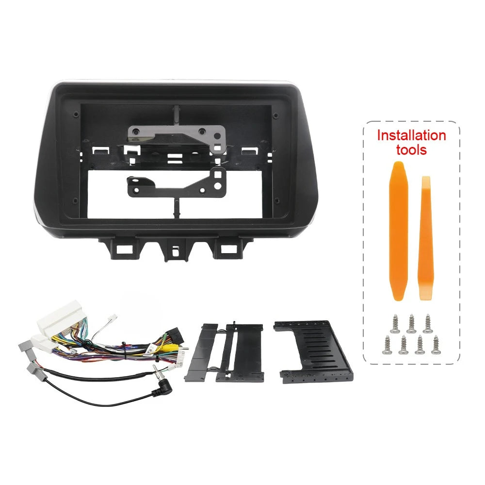 9 Inch 22.86cm 2 Din for 2018-2020 Auto Stereo Dash Panel Fascia Trim Bezel Faceplate Radio Frame Adapter for HYUNDAI TUCSON