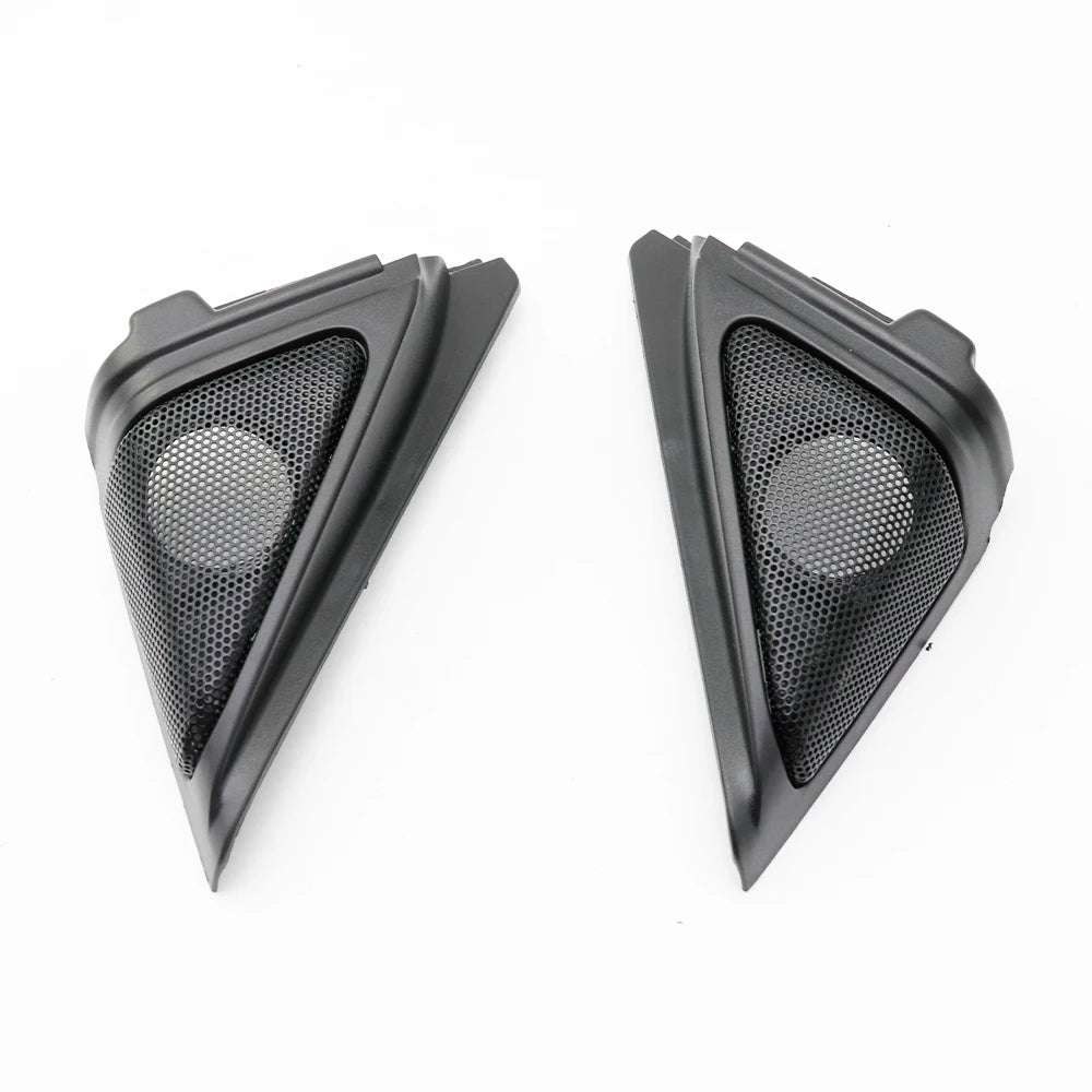 2pcs Car Door Panel Audio Horn Speaker Tweeter Triangle Cover Case Loudspeaker Trim for Honda Accord 2018-2020
