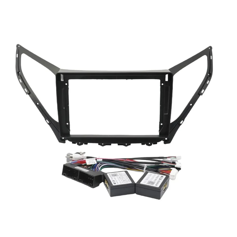 9 Inch Car Trim Kits Panel For 2014-2015 HYUNDAI AZERA HG Stereo 2 Din Android MP5 Fascia Car Frame Audio Fitting Adaptor Dash