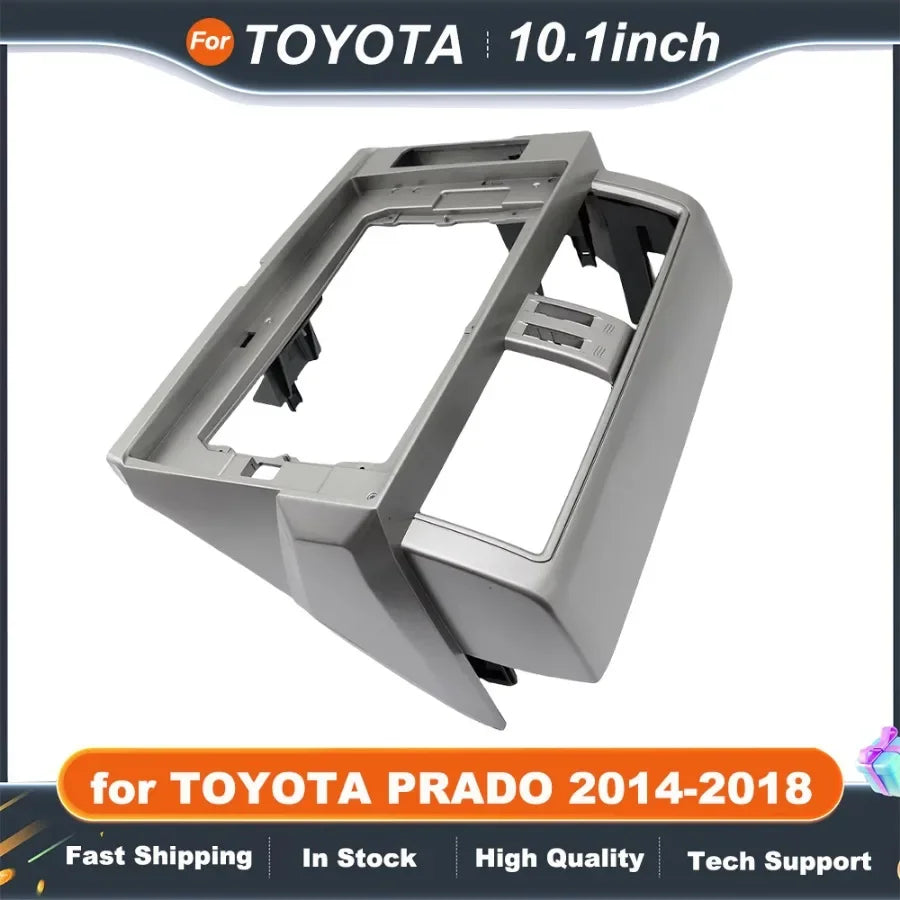 10.1 inch Stereo Dash Frame for TOYOTA PRADO 2014-2018 Car Radio