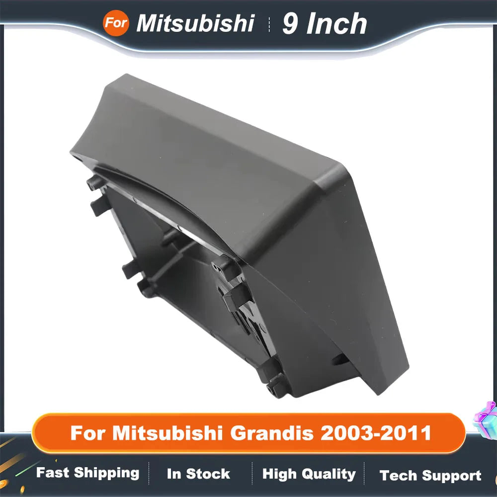 9 Inch Car Frame Fascia For Mitsubishi Grandis 2003-2011 Android Audio Fitting Adaptor Dash Trim Kit