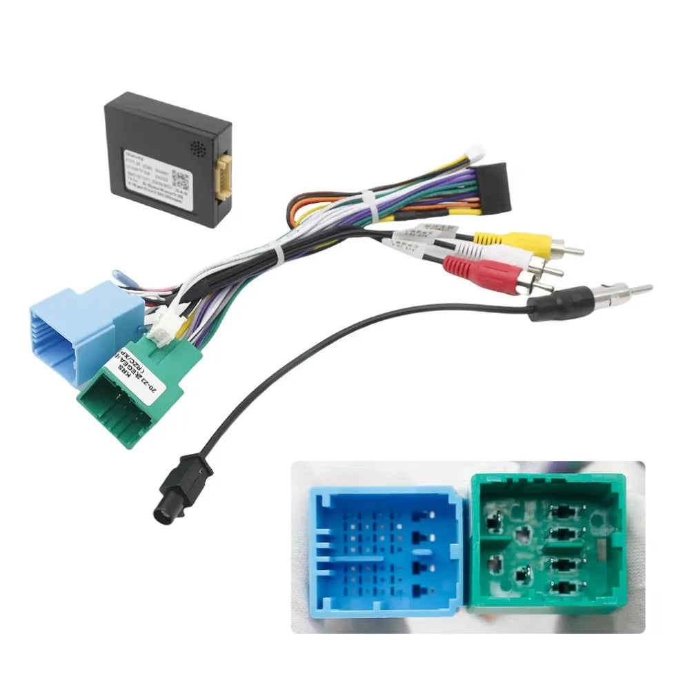 Wiring Harness 16 Pin for Fiat Strada Toro Mobi Ducato Egea Canbus Decoder RCA Connector Car Android Unit Plug Cable Adapter