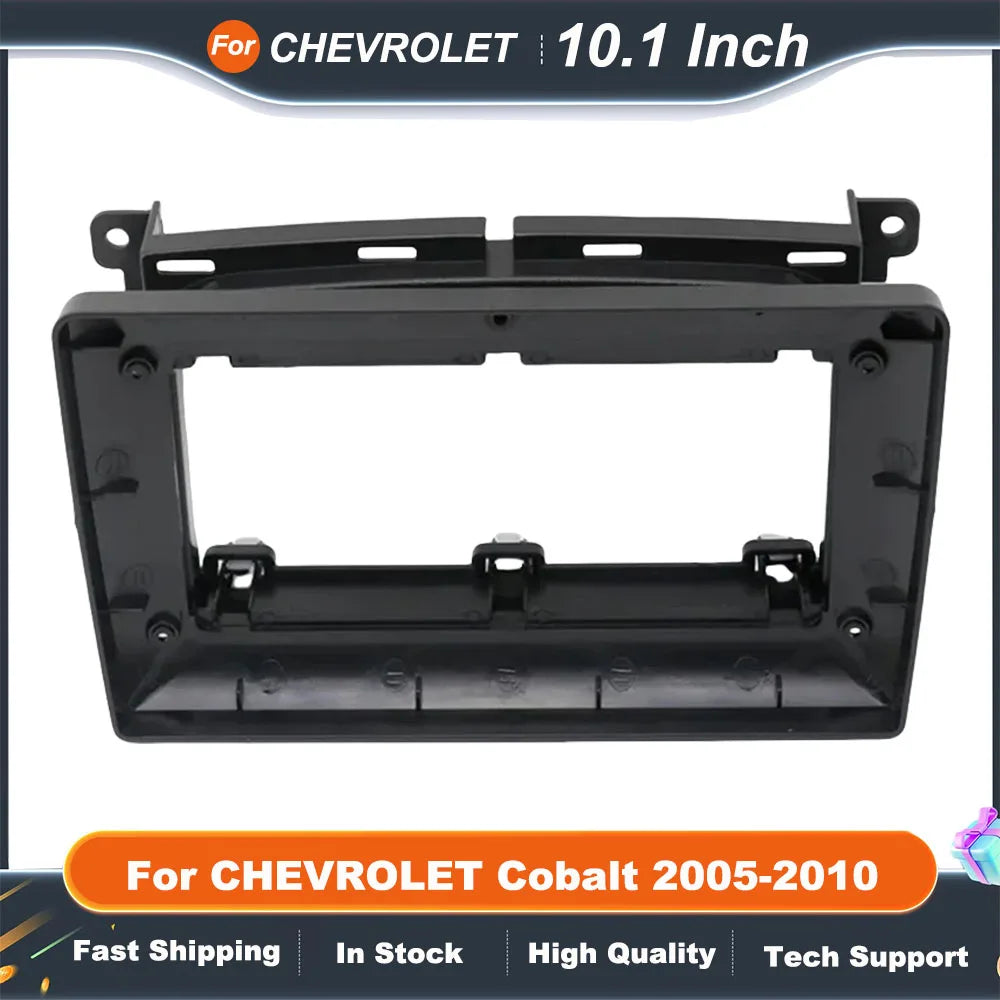 10.1 Inch Car Fascia Radio Panel For CHEVROLET Cobalt 2005-2010 Equinox HHR Malibu Dash Kit Facia Bezel Console Plate Trim Cover