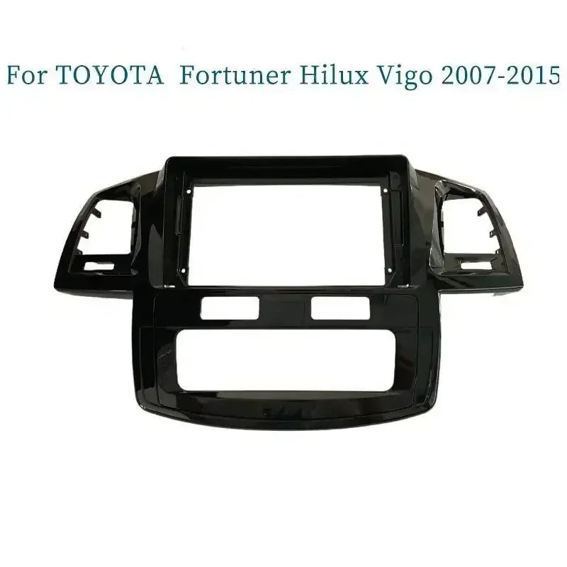 For Toyota Fortuner Hilux Vigo 2007-2015 9 Inch Car Frame Fascia Adapter Android Radio Dash Fitting Panel Kit