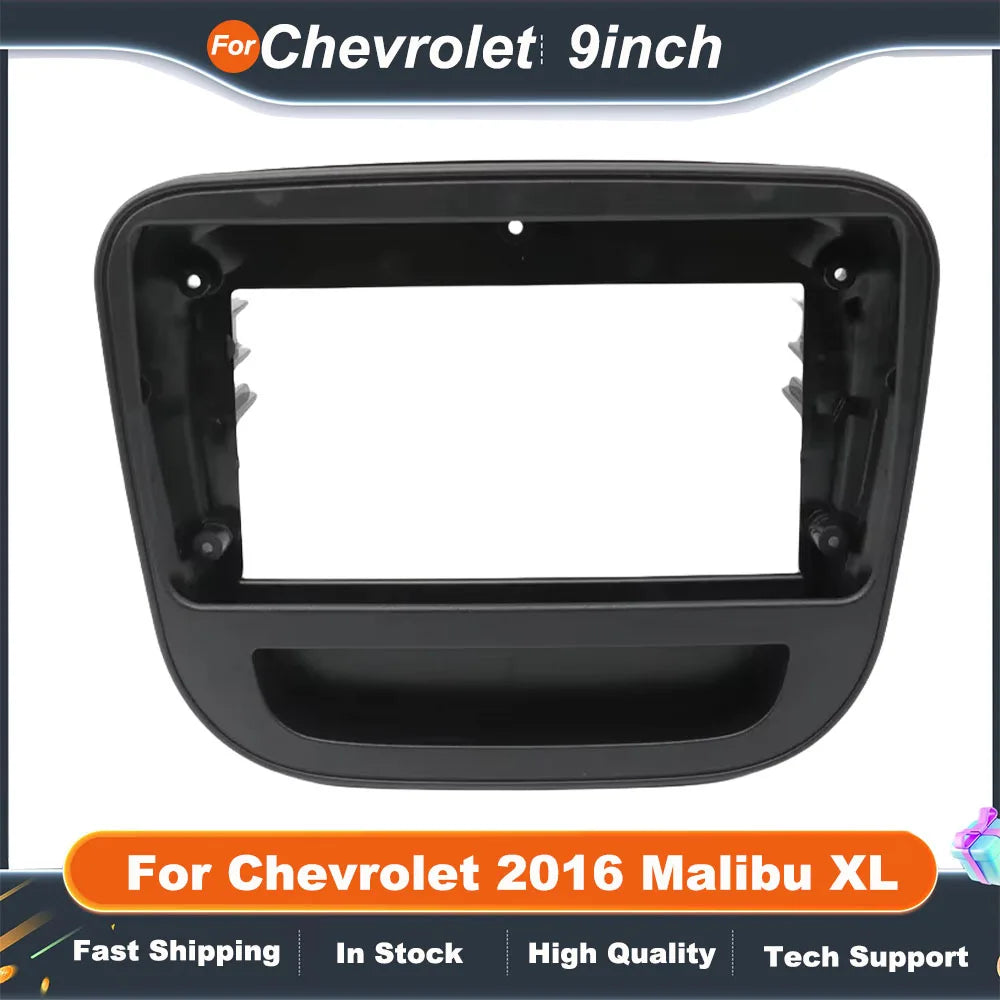 9 inch Car Radio Fascia For Chevrolet 2016 Malibu XL Stereo Panel Dashboard Kit Refitting Installation Frame
