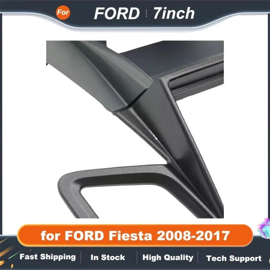 7 Inch 2Din Car Radio Frame For FORD Fiesta 2008-2017 Audio Frame Dash Fitting Kit