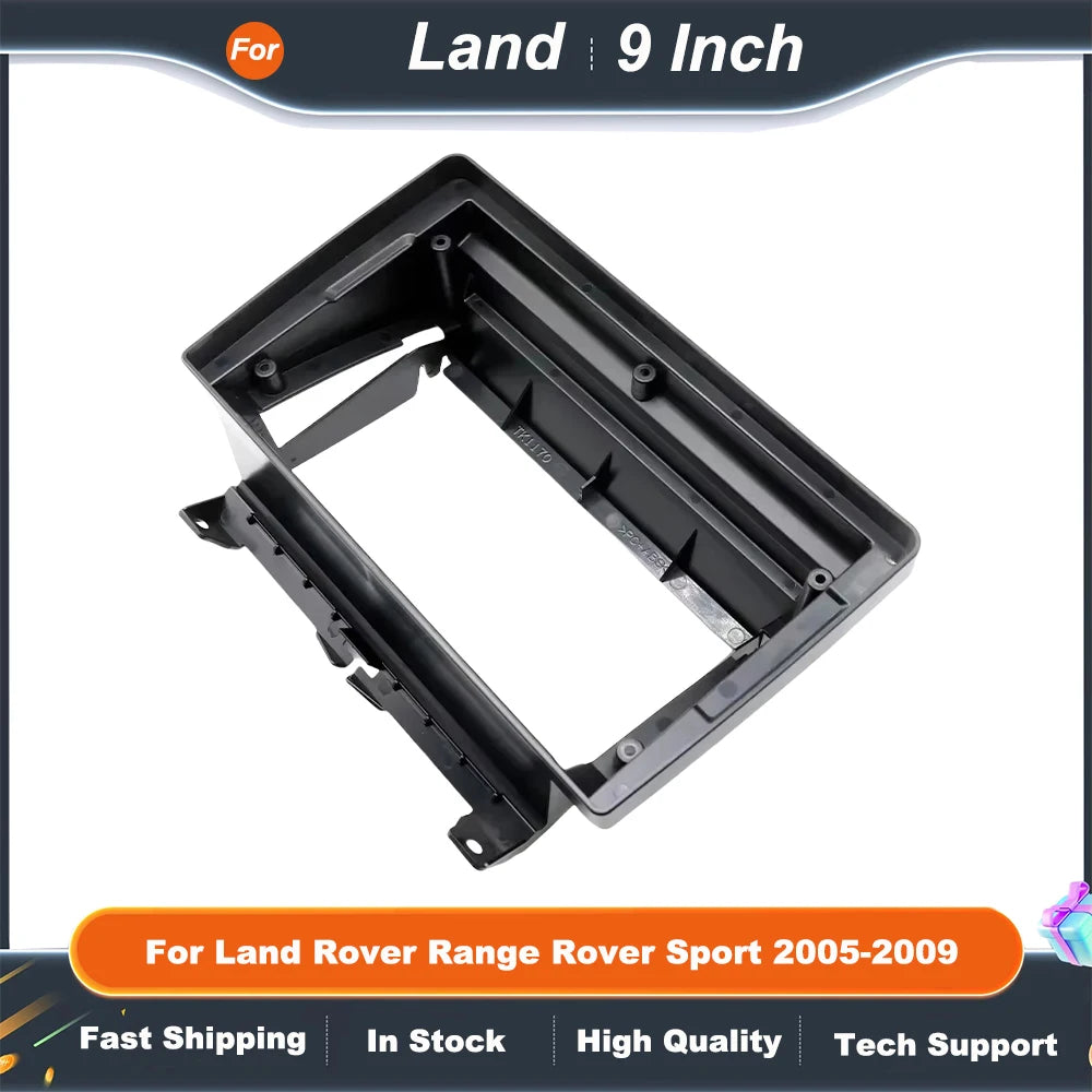 9 Inch car multimedia frame Adapter For Land Rover Range Rover Sport 2005-2009 Android Radio Dash Fitting Panel Kit
