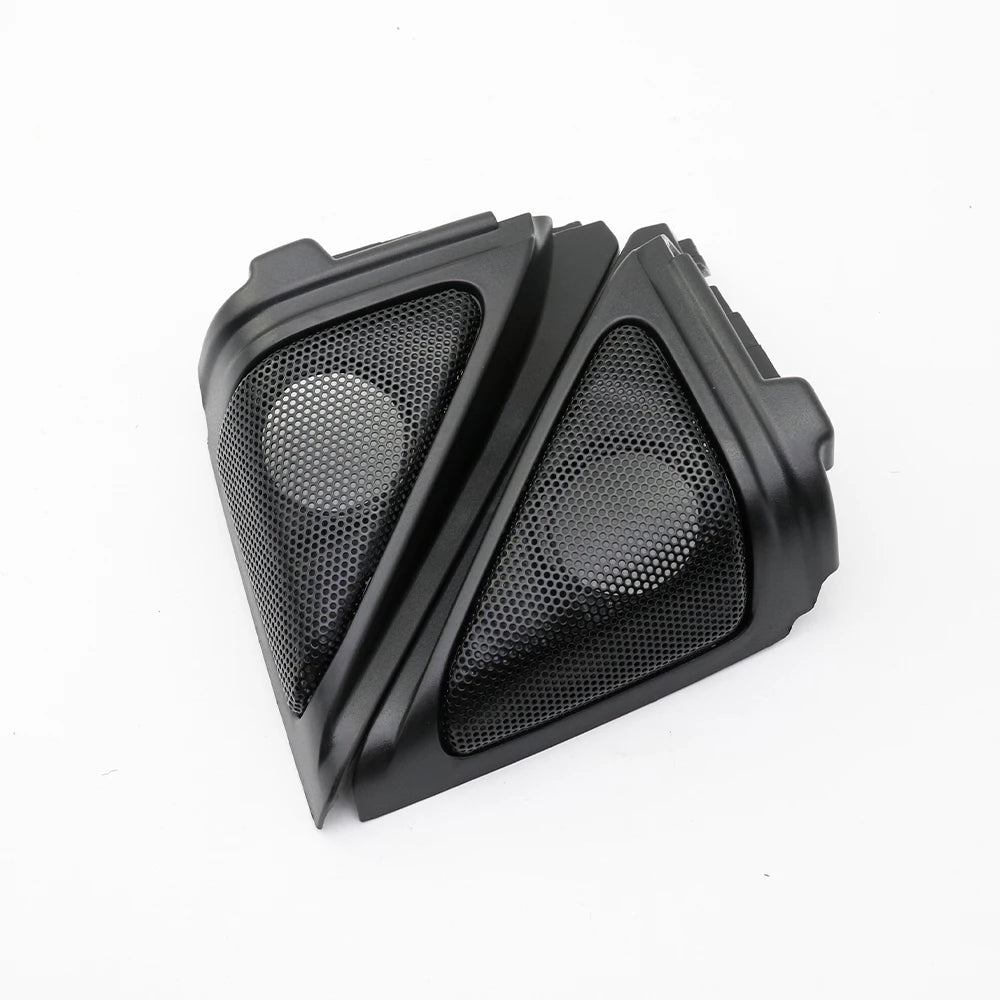 2pcs Car Door Panel Audio Horn Speaker Tweeter Triangle Cover Case Loudspeaker Trim for Honda Accord 2018-2020