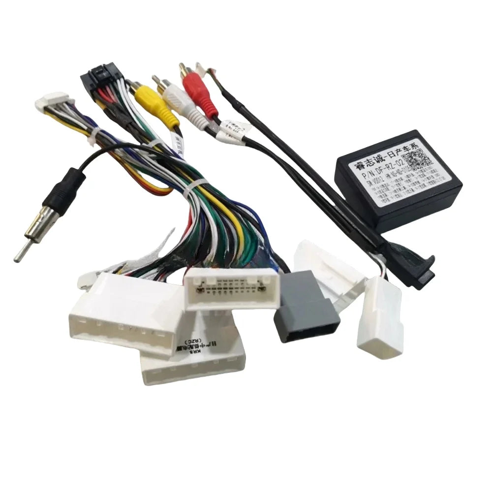 Auto android Car Radio Wiring Harness connector Adapter Canbus Box For Nissan X-trail Qashqai Sylphy Sentra Kicks Navara Juke