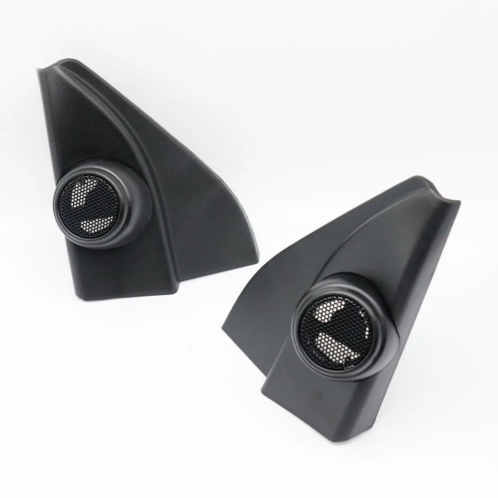 For Toyota Fortuner 2016-2019 2PCS Car Tweeter Refitting Audio Door Angle Gum Speaker Cover Boxes Mounts