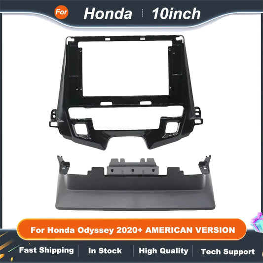 10 Inch Car Frame Fascia Adapter  For Honda Odyssey 2020+ AMERICAN VERSION Android Radio Dash Fitting Panel Kit