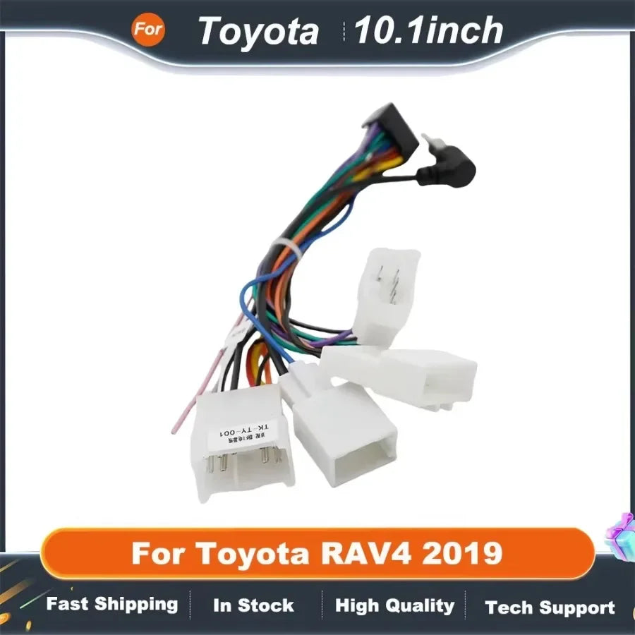 10.1 Inch Car Radio Fascia 2Din Fitting Kit for TOYOTA RAV4 2019 Dash Panel Radio Frame Installation Kit
