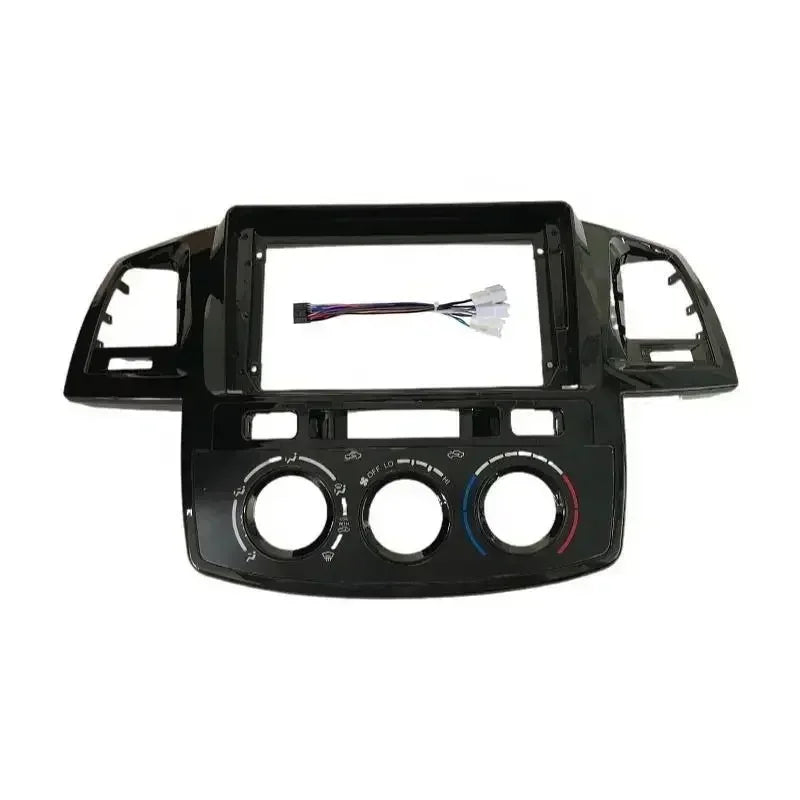 For Toyota Fortuner Hilux Vigo 2007-2015 9 Inch Car Frame Fascia Adapter Android Radio Dash Fitting Panel Kit