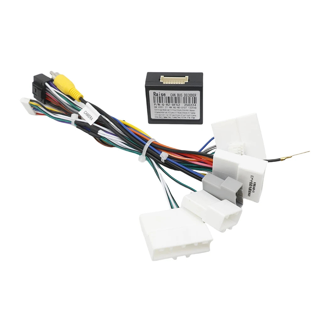 Harness Power Cord Adapter Canbus For Nissan Kicks Micra Versa Almera 2014-2021 Stereo Wiring