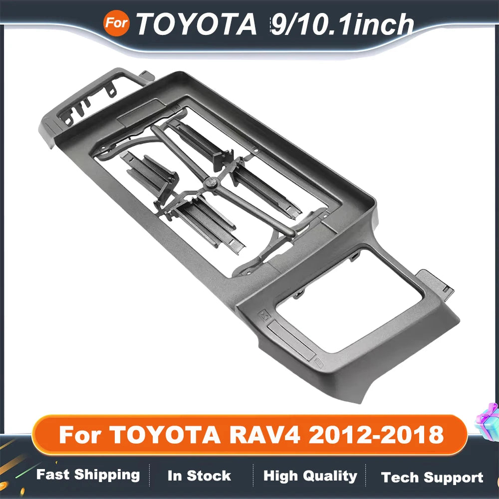 9Inch/10.1Inch Car Radio Fascias For TOYOTA RAV4 2012-2018 GPS MP5 Android Stereo Player 2 Din Head Unit Panel Dash Frame Trim