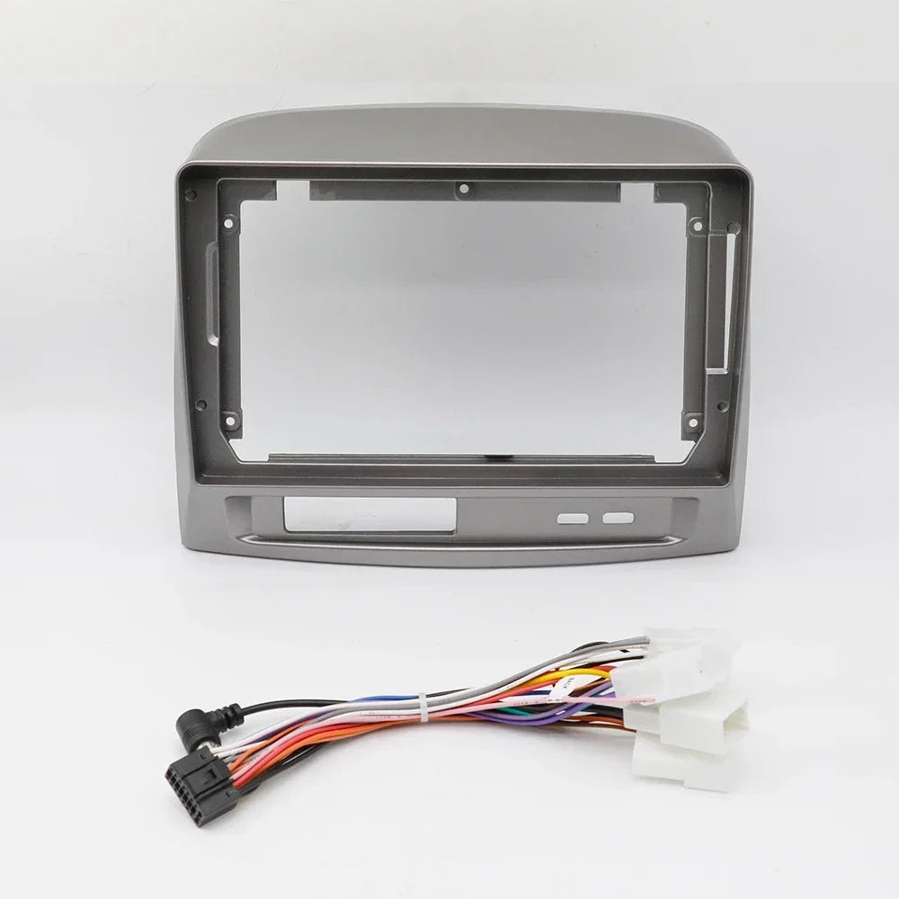 For 2004 TOYOTA VIOS (9INCH) Car Radio Fascias Android GPS MP5 Stereo Player 2 Din Head Unit Panel Dash Frame Installation Trim