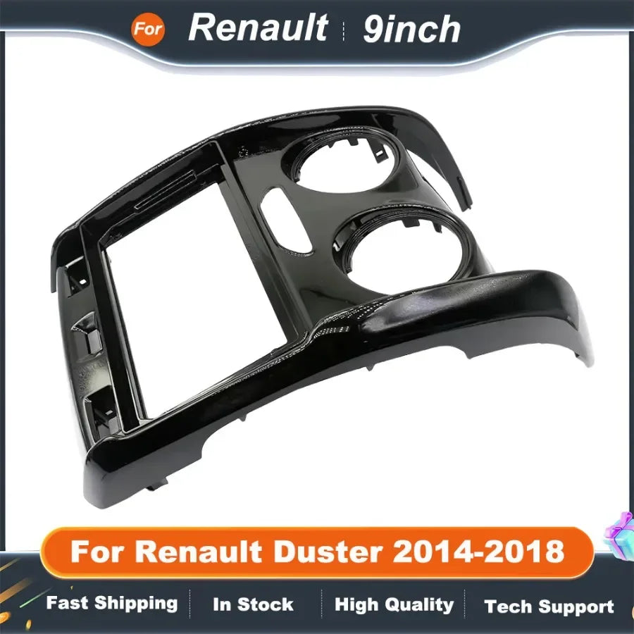 9 Inch Car Radio Frame Adapter Canbus Box Decoder For Renault Duster 2014-2018 LADA Largus Android Radio Dash Fitting Panel Kit
