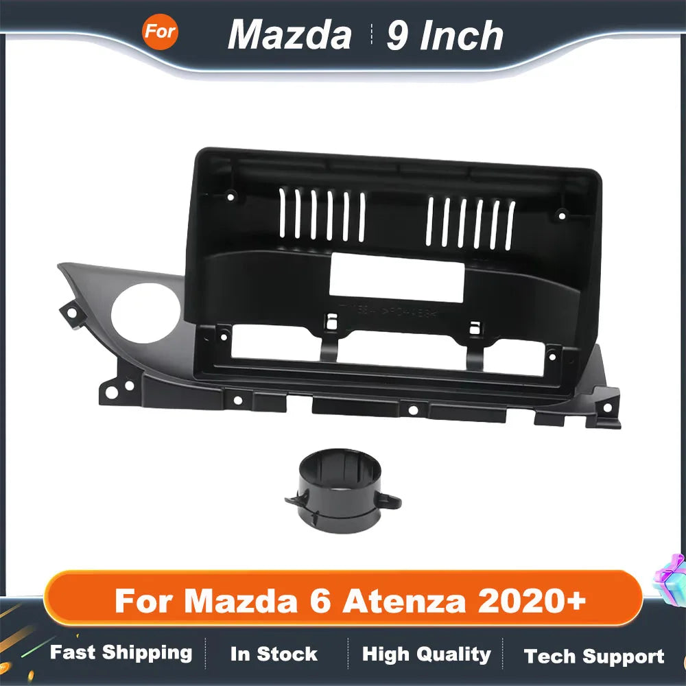 9 Inch Car Frame Fascia For Mazda 6 Atenza 2020+ Canbus Box Adapter Deceoder Android Radio Dash Fitting Panel Kit