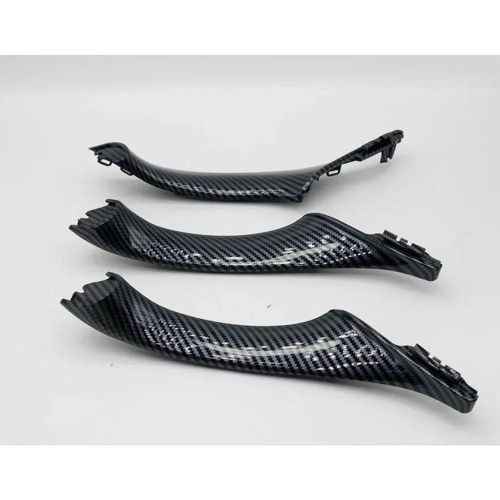 LHD RHD Fiber Interior Door Armrest Panel Pull Handle Set For BMW 5 Series F10 F11 523i 525i 528i 530i 535i 540i 550i