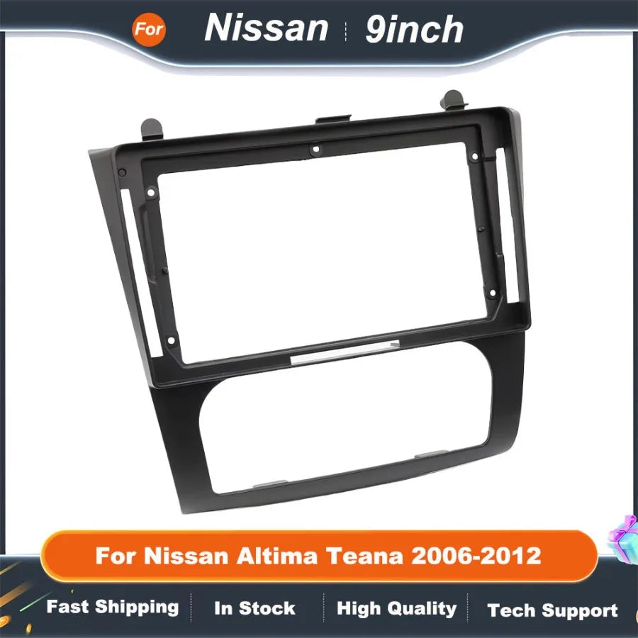 9 Inch Car Fascia Radio Panel Adapter Canbus Box Decoder For Nissan Altima Teana 2006-2012 Android Radio Dash Fitting Panel Kit