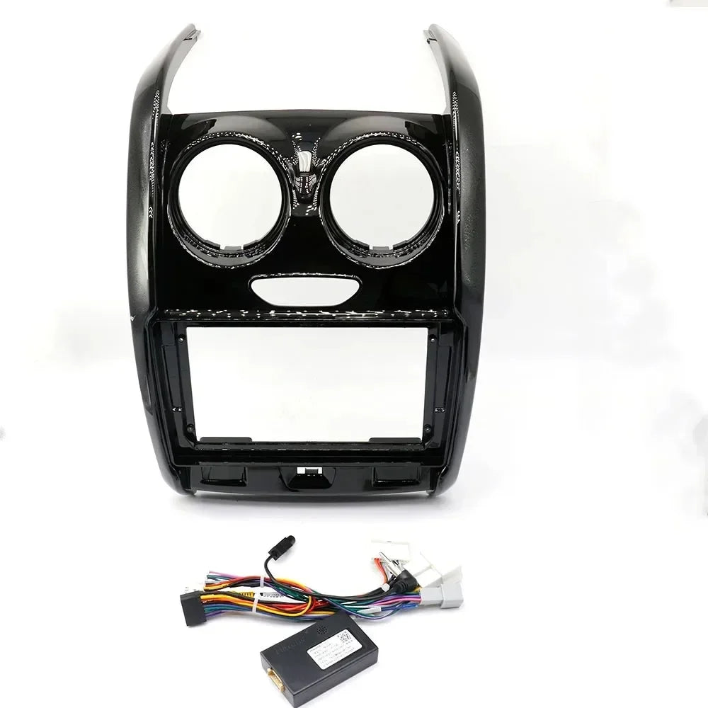 For Renault Duster 2014-2018 9 Inch Car Frame Fascia Adapter Canbus Box Decoder LADA Largus Android Radio Dash Fitting Panel Kit