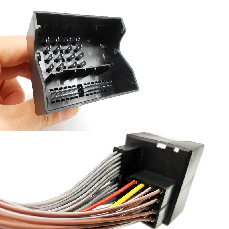 40 Pin Quadlock Extension Adapter Cable Plug Play Wiring Harness for BMW Citroen Ford Mercedes Peugeot VW Audi SEAT Opel Skoda