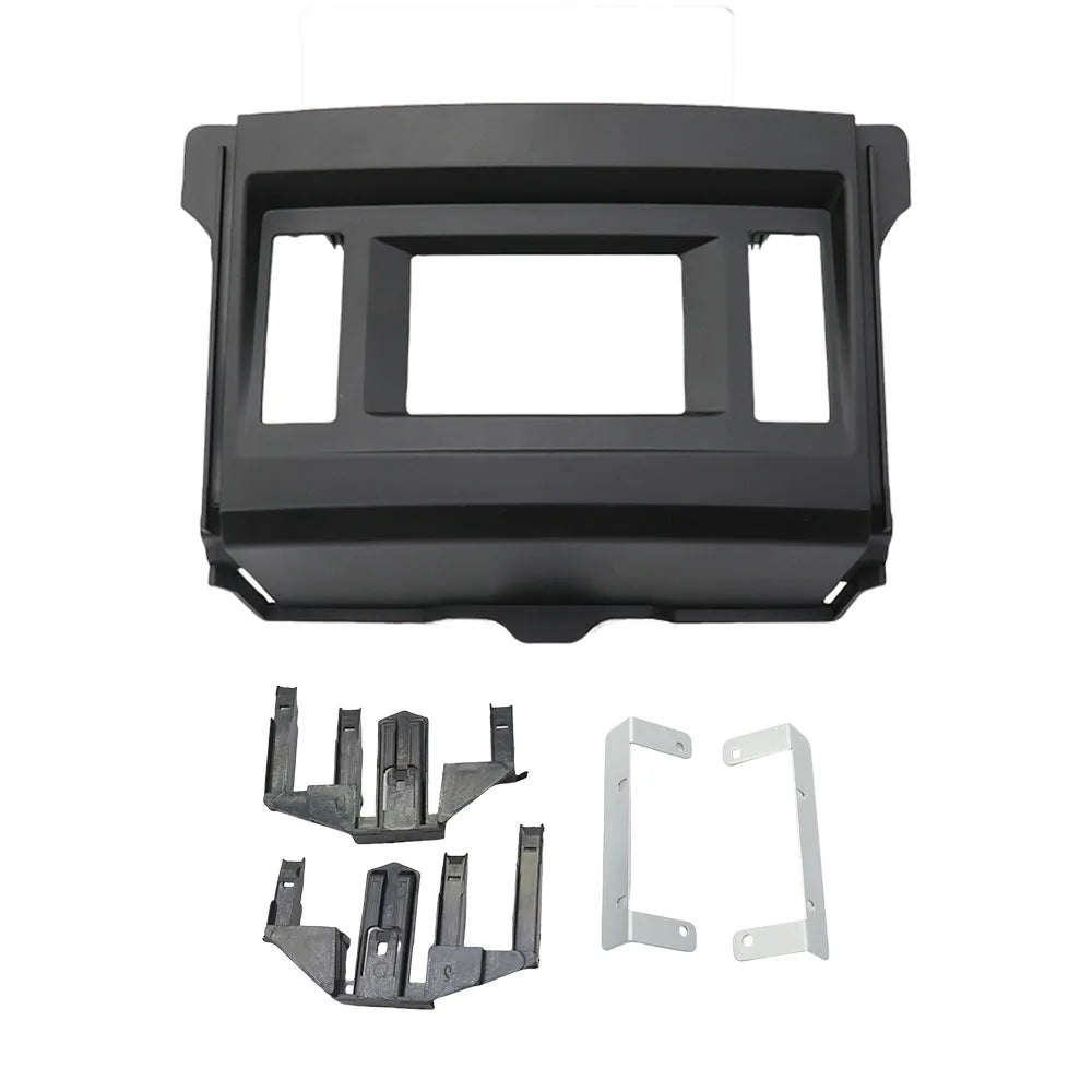 Car Radio Facia For 2010 TOYOTA Prado GX / 150 MID Fascia Panel Dash Kit Install Bezel Console Cover Adapter Plate Trim Surround