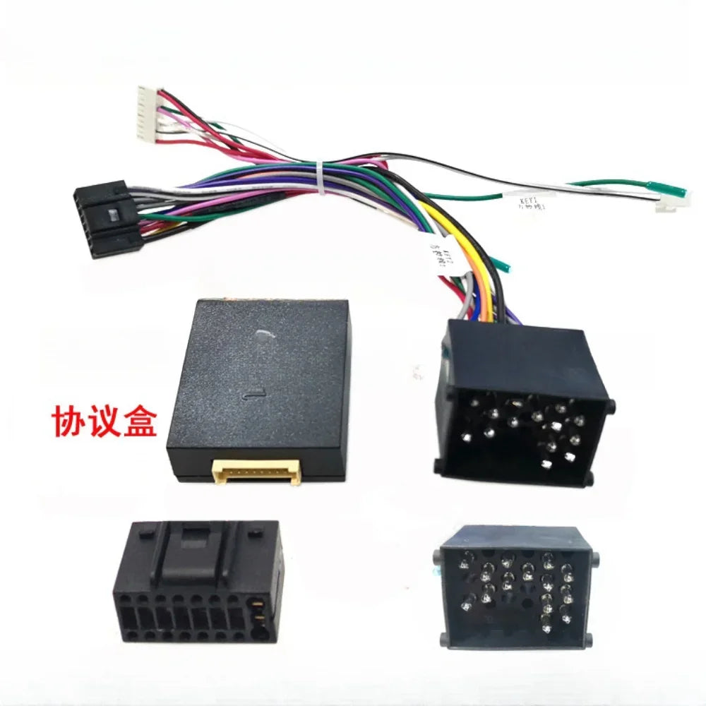 Car Radio Canbus Box Decoder OD-BMW-02 For BMW E39/ E46/E53 Harness Wiring Cables 16 PIN Wiring Harness Plug Power Cable Android