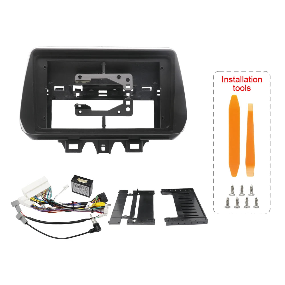 9 Inch 22.86cm 2 Din for 2018-2020 Auto Stereo Dash Panel Fascia Trim Bezel Faceplate Radio Frame Adapter for HYUNDAI TUCSON