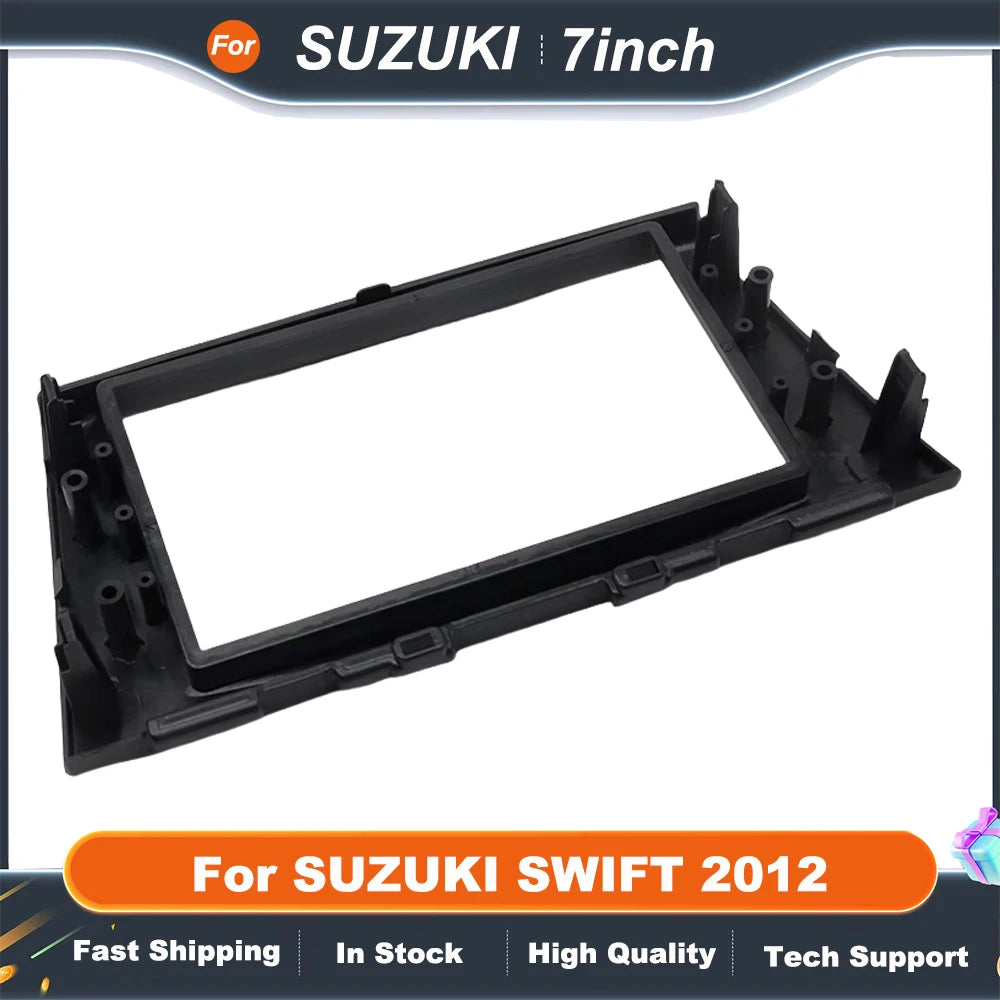 7 Inch Car Radio Stereo For SUZUKI SWIFT 2012 GPS MP5 Android Player 2 Din Fascias Panel DashBoard Frame Cover Kit