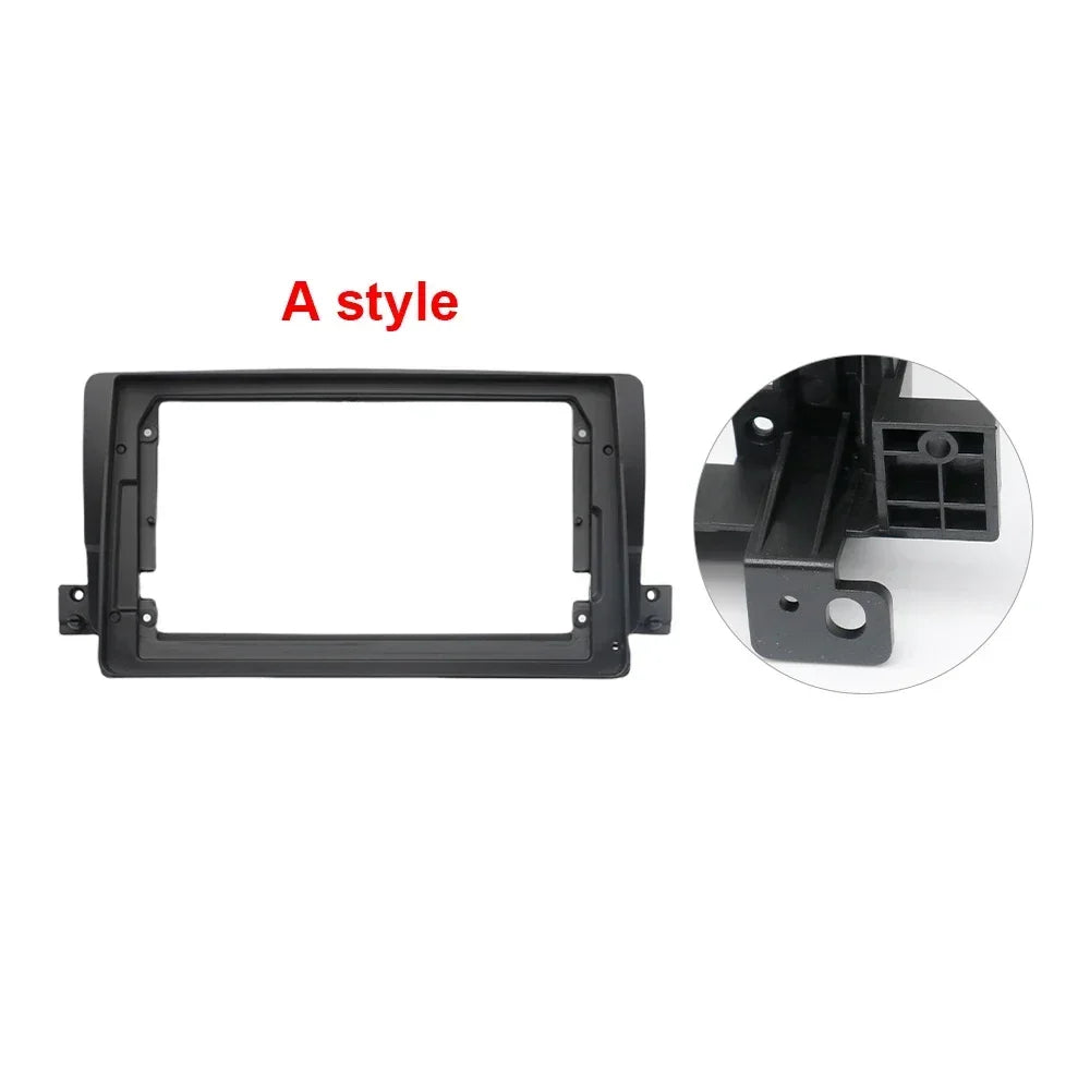 For BMW E46 1999-2005 9 inch Car Audio Radio Big Screen 2DIN Fascia Frame Adapter CD/DVD Player Dash Fitting Panel Frame Kit