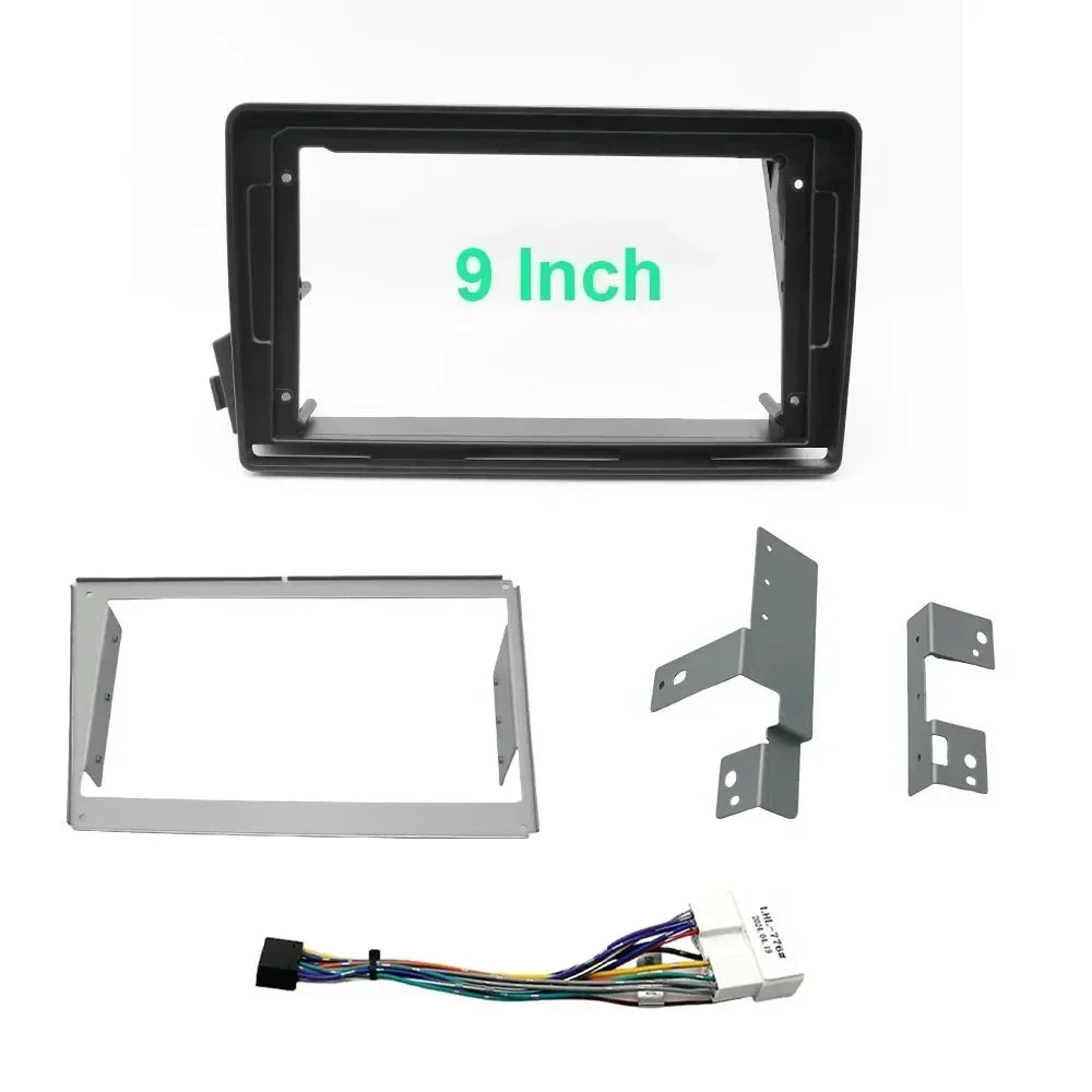 Car frame Kits for SsangYong Korando 10-13 Kyron Rexton W Tivolan Tivoli 19-21 dashboard panel frame car video GPS DVD Accessory