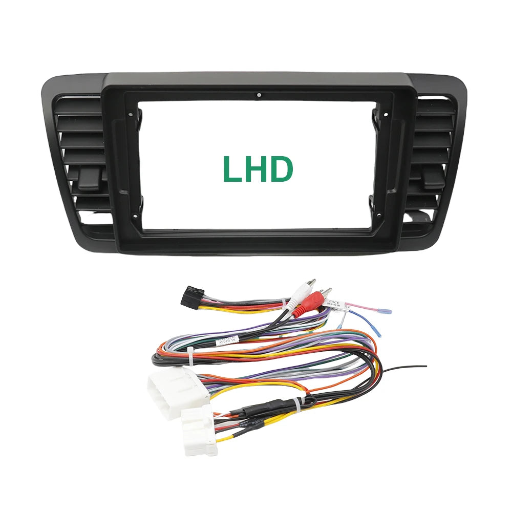 For Left steering wheel Subaru Outback Legacy 2004-2009 9 Inch 2 Din Car Stereo Radio Fascia Dash Player DVD Frame Panel Trim