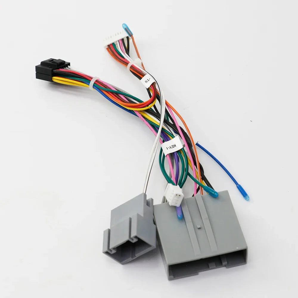 Car Wiring Harness Adapter For FORD 2010 MUSTANG POWER WIRE  Android Radio Power Cable With Canbus Box