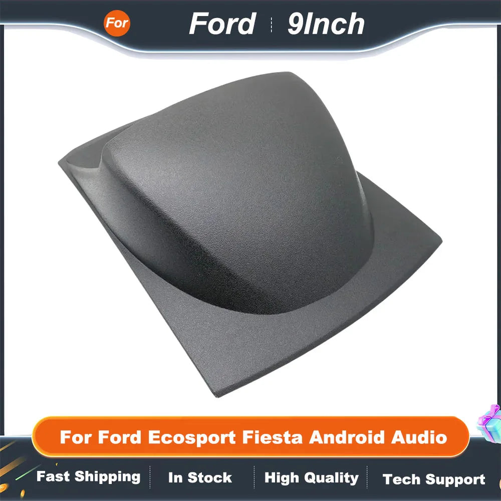 9 Inch 2 Din Car Radio Dash Frame  For Ford Ecosport Fiesta Android Audio Panel Mount Kit  Fascia Canbus Box Adapter Decoder