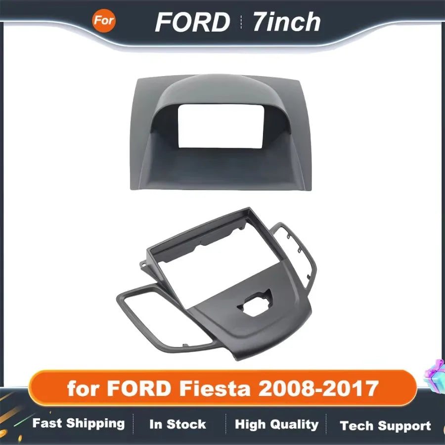 7 Inch 2Din Car Radio Frame For FORD Fiesta 2008-2017 Audio Frame Dash Fitting Kit
